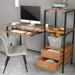 Computer Desk with Drawers